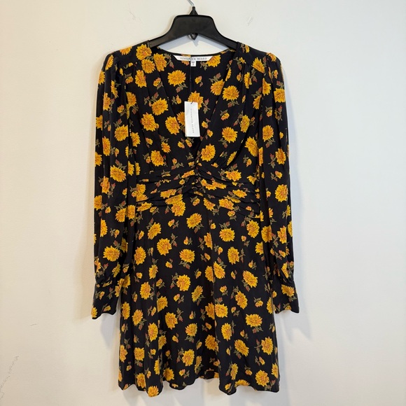 Veronica Beard Silk Floral Dress Size 10 - Picture 3 of 5